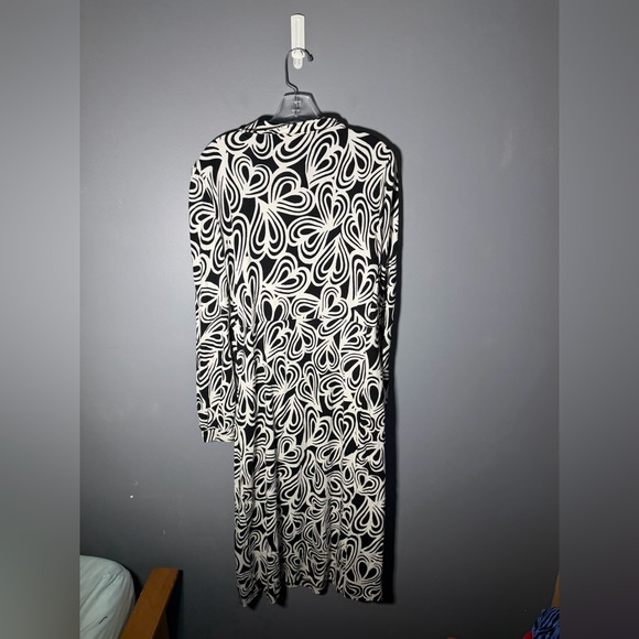Diane Von Furstenberg Bogna Wrap-Effect Printed Jersey Dress Size XL - Picture 3 of 5